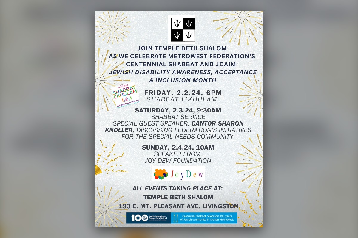 Centennial Shabbat and Jdaim