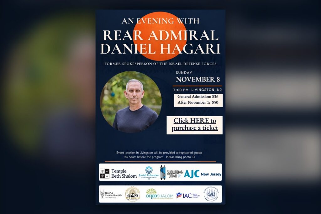 An Evening with Rear Admiral Daniel Hagari